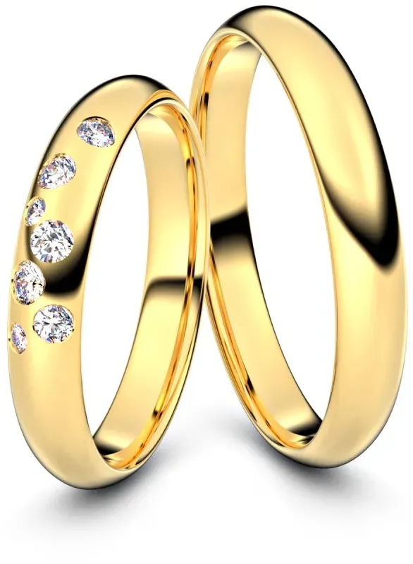 Trauringe Feldkirch 333er Gelbgold - 0492