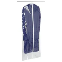Wenko Kleider Sack Anzug Schutz Hülle Reisen 150x60 Aufbewahrung Beutel Kleidung - Transparent - Wenko