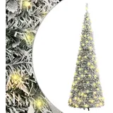 vidaXL Pop-Up-Weihnachtsbaum Künstlich Beschneit 200 LEDs 210 cm