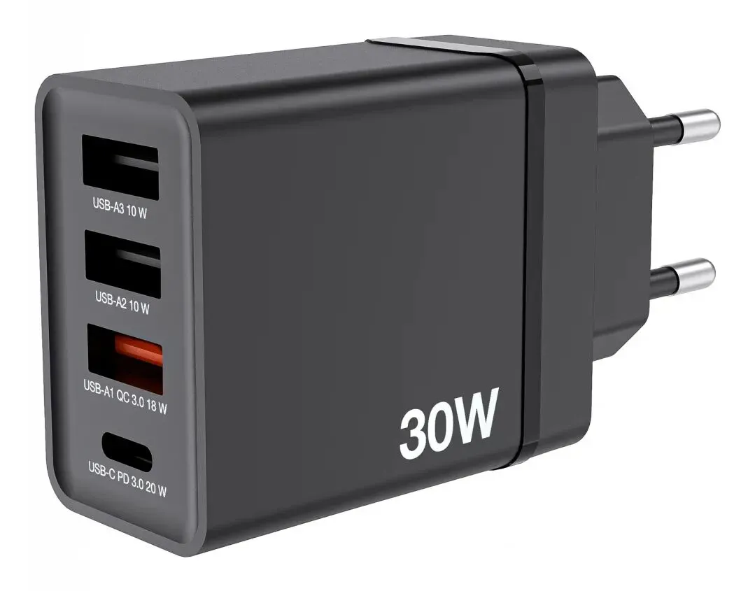 Verbatim 49700 Ladegerät für Mobilgeräte Universal Schwarz AC Schnellladung Drinnen