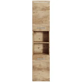 Badplaats Paso Badezimmerschrank 35 x 35 x 160 cm Kastanien Eiche Holz