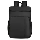 Kühlrucksack Kühltasche - Isolierter Rucksack - 35 Dosen Fassungsvermögen - Dickes Oxfordgewebe - Auslaufsicher für Camping Picknick Wandern - ... - Schwarz