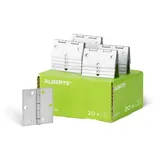 GAH Alberts Alberts 850272 Scharnier | quadratisch | sendzimirverzinkt | 60 x 60 mm | 20er Set