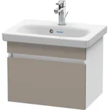 Duravit Waschtischunterschrank 1 Auszug 50 x 39,8 x 36,8 cm Grau/Weiß Matt