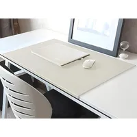 Mauspad Schreibtischunterlage mit Kantenschutz,PU-Leder für Büro Zuhause