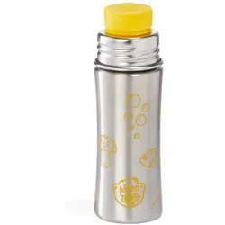 Affenzahn Edelstahl-Trinkflasche Tiger gelb