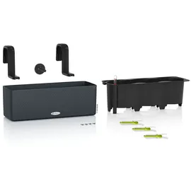 LECHUZA Cube Color Triple 40 x 13,5 cm Schiefergrau