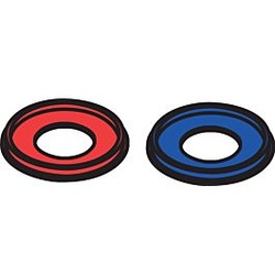 hansgrohe Gleitring Axor Uno 3-Loch warm/kalt 96422000