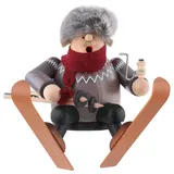 KWO Olbernhau Räuchermann Kantenhocker Schanzenhocker 17 cm
