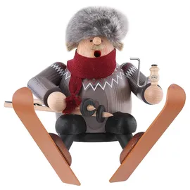 KWO Olbernhau Räuchermann Kantenhocker Schanzenhocker 17 cm