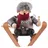 KWO Olbernhau Räuchermann Kantenhocker Schanzenhocker 17 cm