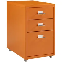 [en.casa] Kökar Rollcontainer 48 x 28 x 41 cm orange