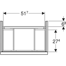 Geberit iCon 59,2x61,5x41,6cm, 2 L, sa hgl/Gr. sa ma