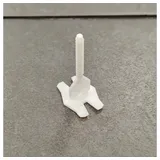 KLASEBO® Fliesen Nivelliersystem Verlegehilfe (100 Gewindelaschen 1mm Fugenbreite)
