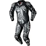 RST Pro Evo Airbag Joker, Lederkombi 1tlg. perforiert - Schwarz/Weiß - XS