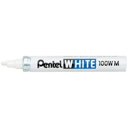 Pentel Weißer Permanent-Marker X100W, Rundspitze - 2,2 mm
