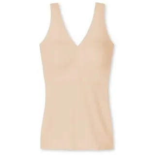 SCHIESSER Damen Trägertop mit herausnehmbaren Pads - Invisible Soft, sand_170365, 40