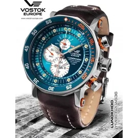 Vostok Europe Herrenuhr YM86-620A636 blau