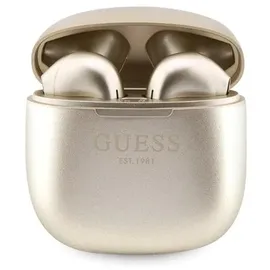 GUESS Kopfhörer Bluetooth GUTWST26PSD TWS + Dockingstation golden Classic EST Logo