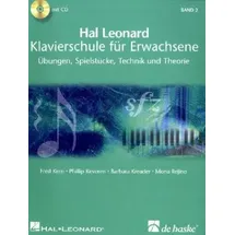 HAL LEONARD Klavierschule für Erwachsene, m. 2 Audio-CDs: Übungen, Spielstücke, Technik und Theorie. 2 Play-Along-CDs zum Üben und Mitspielen (PIANO)