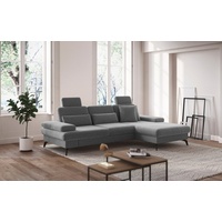 sit&more Ecksofa Morris inkl. Sitztiefenverstellung«, grau