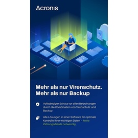 Acronis Cyber Protect Home Office 1 Lizenz(en) Box Deutsch 1 Jahr(e)
