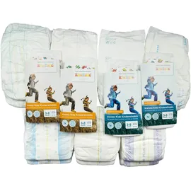 kiwisto KIDS Kinderwindeln Musterpaket Gr. XS (ca. 50-70 cm) 22 St.