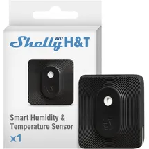 Shelly BLU H&T, schwarz, Temperatur-/Feuchtigkeitssensor