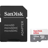 SanDisk Ultra microSD Flash Memory 128GB MicroSDXC UHS-I Class 10