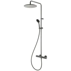 Herzbach Deep Grey Duschsäule mit Thermostat grau matt 23.988525.1.06