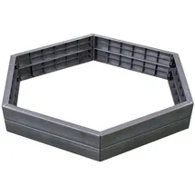 GARANTIA Ergo Hochbeet-System XL Wood 145 x 25 x 25 cm Braun