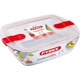 Pyrex Cook & Heat rechteckig transparent 1,1 l