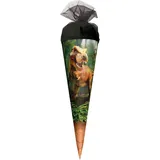 ROTH Schultüte 22cm rund T-Rex Welt