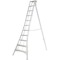 niwaki Leiter, Höhe: 330 cm, Silber - silberfarben