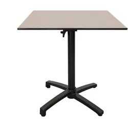 Restootab Outdoor Klapptisch Diabolo 70x70cm - Modell Coquille