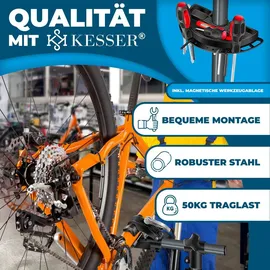 Kesser Fahrradmontageständer Profi Fahrradständer bis 30 kg grau