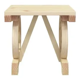 vidaXL Garten-Fußhocker 40 x 36,5 x 38,5 cm Braun