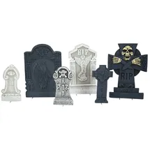 Europalms Halloween Grabsteinset Friedhof