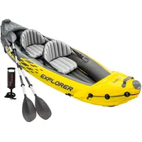 Intex Explorer K2 2 Personen, mit Zubehör, PVC, Gelb, 312x91x51 cm