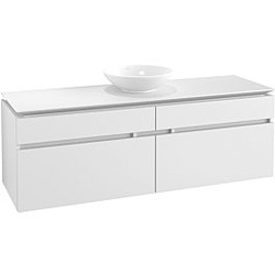Villeroy & Boch Legato Waschtischunterschrank B67100MS 160x55x50cm, White Matt