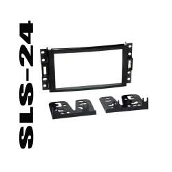 CHEVROLET / BUICK / HUMMER / SATURN 2-DIN Radioblende schwarz Radio Halterung...