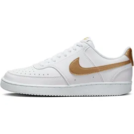 Nike Court Vision Low Next Nature Damen white/metallic gold/white 37,5