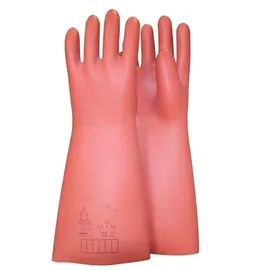 KS Tools Elektriker-Schutzhandschuh mit mechanischen und thermischen Schutz, Größe 11, Klasse 00, rot