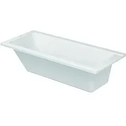 Duravit Badewanne D-Code 700096000000000 Einbauversion, Ablauf Fußseite, weiss