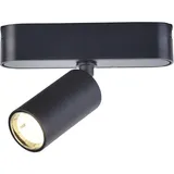 Brilliant LED-Spot Click & Shine Tube Sand-Schwarz 13,6 cm x 11,5 cm x 4,4 cm