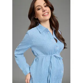 NEUN MONATE Umstandsshirt NEUN MONATE "Umstands-Bluse, Musselin, Streifenbluse", Damen, Gr.