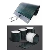 TZIpower Solarmodul 360° Flexibles Cigs Solarpanel Solarmodul 80W 125W 240W 320W 380W 500W, CIGS, IP68 Schutz