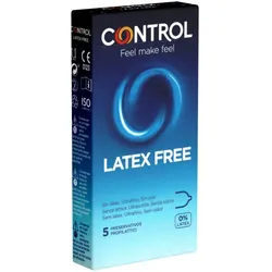 «Latex Free» latexfreie Kondome - absolut geruchslos (5 Kondome)