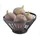 HENDI Obstkorb, abgerundet, ø150x(H)80mm, Schwarz
