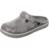 SECHRITE Herren Clogs Männer Pantoletten Hausschuhe Leicht Eva Freizeitclogs Grau 47 EU - 47 EU